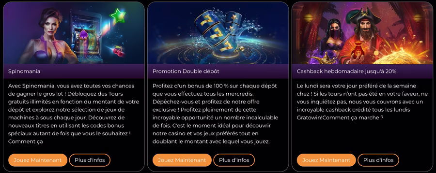 GratoWin France - Guide complet casino en ligne avec bonus et connexion